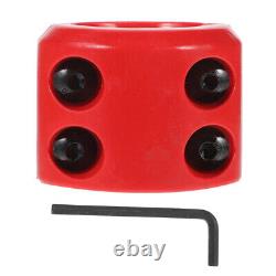 5 Sets Winch Stopper for Synthetic Rope Cable Atv Hook Threader Rubber