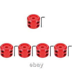 5 Sets Winch Stopper for Synthetic Rope Cord Protector Cable Hook Safety ATV