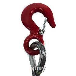 5 x 8mm Dyneema SK75 Synthetic 12-Strand Winch Rope x 20m With Hook Off Road ATV