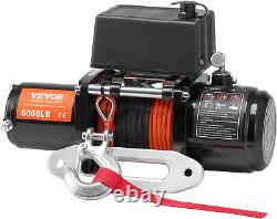 6000 Lb 55 Ft Synthetic Rope Aluminum Fairlead Wireless & Wired Remote Control