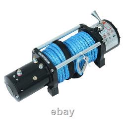 6 HP 12000 lb Electric Winch Offroad Synthetic Rope 12V