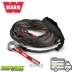 87915 Warn Spydura Synthetic 100 FT Winch Rope for Warn Winches