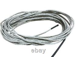 8mm Super 12 Dyneema Winch Rope With Hook Synthetic Winch Rope Choose Length