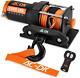 Ac-dk 2500 Lb Atv/utv Winch Synthetic Rope Kits, 12v Winch With Wireless Remote