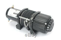 AC-DK 4500LBS Electric Winch 12V Synthetic Rope 4WD ATV UTV Winch Towing Truck