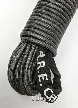A. R. E. Offroad 7/16 in x 100 ft Synthetic Winch Line Rope ARE Spidersilk