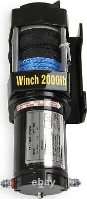Anvil 2000lb Single Line Winch, Synthetic Rope/alum Fairlead, 39' Cable, 1531 Gear