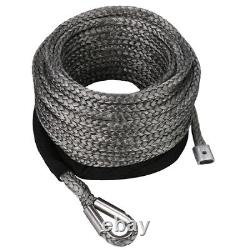 BULLDOG WINCH 20226 8mm x 50ft Synthetic Rope, Grey