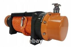 Battery Winch 12000 Lbs 26m 10mm Lbs Synthetic Winch Rope