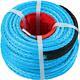 Blue Synthetic Winch Rope 100 Ft. X 3/8 In. Winch Line Cable With G70 Hook Lbs
