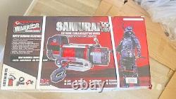 Brand new, boxed Samurai Warrior electrical winch with synthetic rope 9500 load