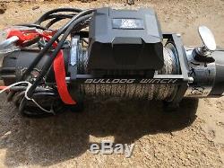 Bulldog Electric Winch 9500 Lbs With Synthetic Rope