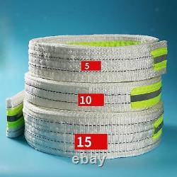 Car Towing Strap Rope Synthetic Winch Rope Recovery 10 tons 7m