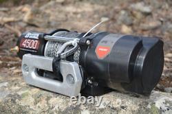 Carbon Winch 4500lb ATV Electric Winch with Synthetic Rope CW-45