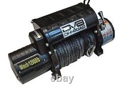 DV8 Offroad WB12SR 12000 lbs. Winch Synthetic Rope NEW
