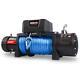 Damodpoy Winch 12v (12000lb.) Electric Synthetic Rope Towing Stainless Steel 6hp