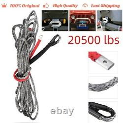 Durable Synthetic Winch Rope Line Cable 10mm x 27m 20500LBS For SUV, ATV, UTV