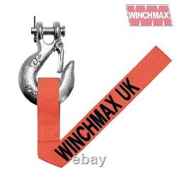 Dyneema Synthetic Winch Rope 15m x 5mm with ¼ Clevis Hook