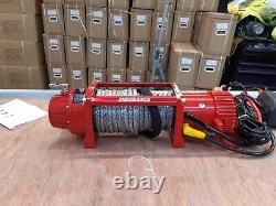 ELECTRIC 13500LB WINCH 9MM RECOVERY TRUCK+ SYNTHETIC ROPE @ £320.00 inc vat