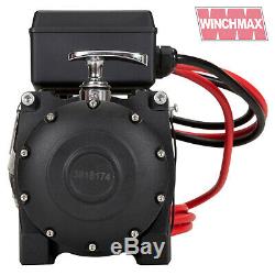 ELECTRIC WINCH 12V 4x4 13,000lb MILITARY SPEC MADE BY WINCHMAX SYNTHETIC  ROPE