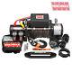 Electric Winch 12v 4x4 13,000lb Military Spec Made By Winchmax Synthetic Rope