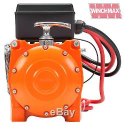 ELECTRIC WINCH 13500lb 12V SYNTHETIC ROPE WINCHMAX 4x4/RECOVERY WIRELESS DYNEEMA