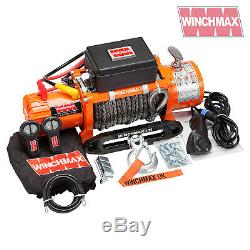 ELECTRIC WINCH 13500lb 12V SYNTHETIC ROPE WINCHMAX 4x4/RECOVERY Wireless Dyneema