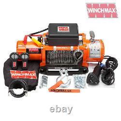 ELECTRIC WINCH 13500lb 24V SYNTHETIC ROPE WINCHMAX 4x4/RECOVERY WIRELESS DYNEEMA