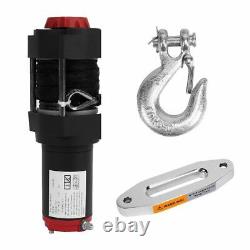 ELECTRIC WINCH 3000lb 12V SYNTHETIC ROPE RECOVERY WIRELESS