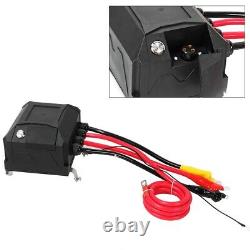 Electric Recovery Winch 12V 13500lb Heavy Duty Synthetic Rope 27m 9.5 mm