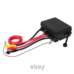 Electric Recovery Winch 12v 13500lb 6123kg Synthetic Rope Heavy Durty