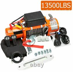 Electric Recovery Winch 12v 13500lb Carbon Series 4x4 Synthetic DyneemaUK Stock