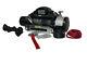 Electric Winch 10,000 Lb (4536kg) 12 Volt Withsynthetic Rope Black Satin Finish Sr