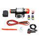 Electric Winch 12v 4500lb Synthetic Rope Vehicle Recovery Fairlead Rollers