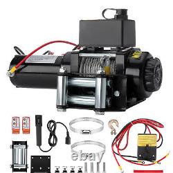 Electric Winch 12v 3000lbs Synthetic Rope 2 Wireless Remotes, 1 Wire Remote Uk