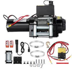 Electric Winch 12v 3000lbs Synthetic Rope 2 Wireless Remotes, 1 Wire Remote Uk