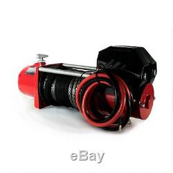 Electric Winch 13500lb Stealth 12v Synthetic Rope Wireless 4x4 UK Seller