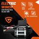 Electric Winch 3000lbs/1361kg 12v With Synthetic Rope & Wireless Remote Garage