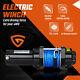 Electric Winch 4500lbs/2041kg 12v With Synthetic Rope & Wireless Remote Garage