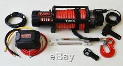 Electric Winch 9500lb 12v Synthetic Winch Rope Wireless Off Road 4x4 Recovery