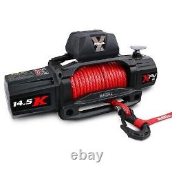 Electric Winch XPV 14500 LBS 12V Synthetic Red Rope