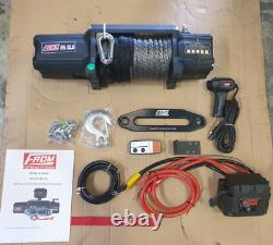 FROM ANT Series Electric Winch 12500 lbs 12V Synthetic Rope