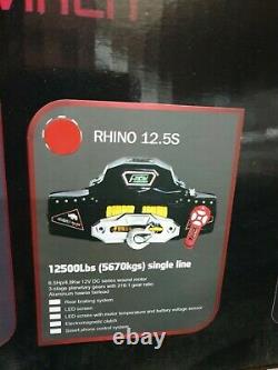 FROM Rhino 12v Winch 12.5 Synthetic Rope