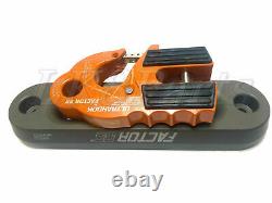 Factor 55 Orange UltraHook Winch Hook & Fairlead for Synthetic Rope Combo