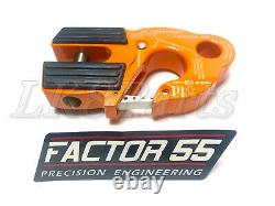 Factor 55 Orange UltraHook Winch Hook For Up To 3/8 Winch Cable /Synthetic Rope