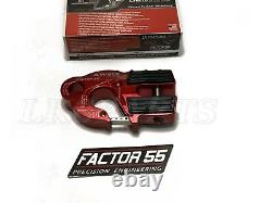Factor 55 Red UltraHook Winch Hook For Up To 3/8 Winch Cable or Synthetic Rope