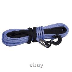 Fits Rugged Ridge Synthetic Winch Line Blue 3/8in X 94 Feet