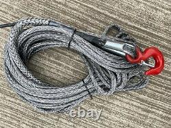 6mm 8mm 10mm 12mm 14mm 4x4 & Recovery HMPE Dyneema Winch Rope with Hook 