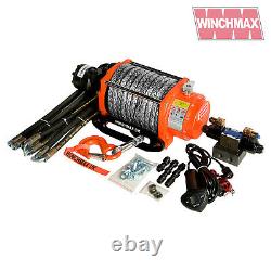 HYDRAULIC WINCH 20000 lb WINCHMAX ORIGINAL ORANGE winch + DYNEEMA SYNTHETIC ROPE