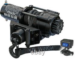 KFI Stealth 2500 LB ATV UTV SXS Winch With Synthetic Rope SE25